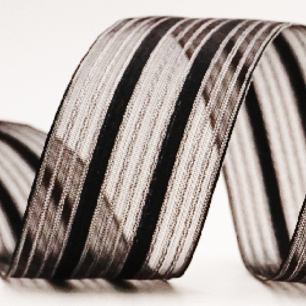 Professional Striped Satin & Sheer Ribbon Manufacturer KING YOUNG